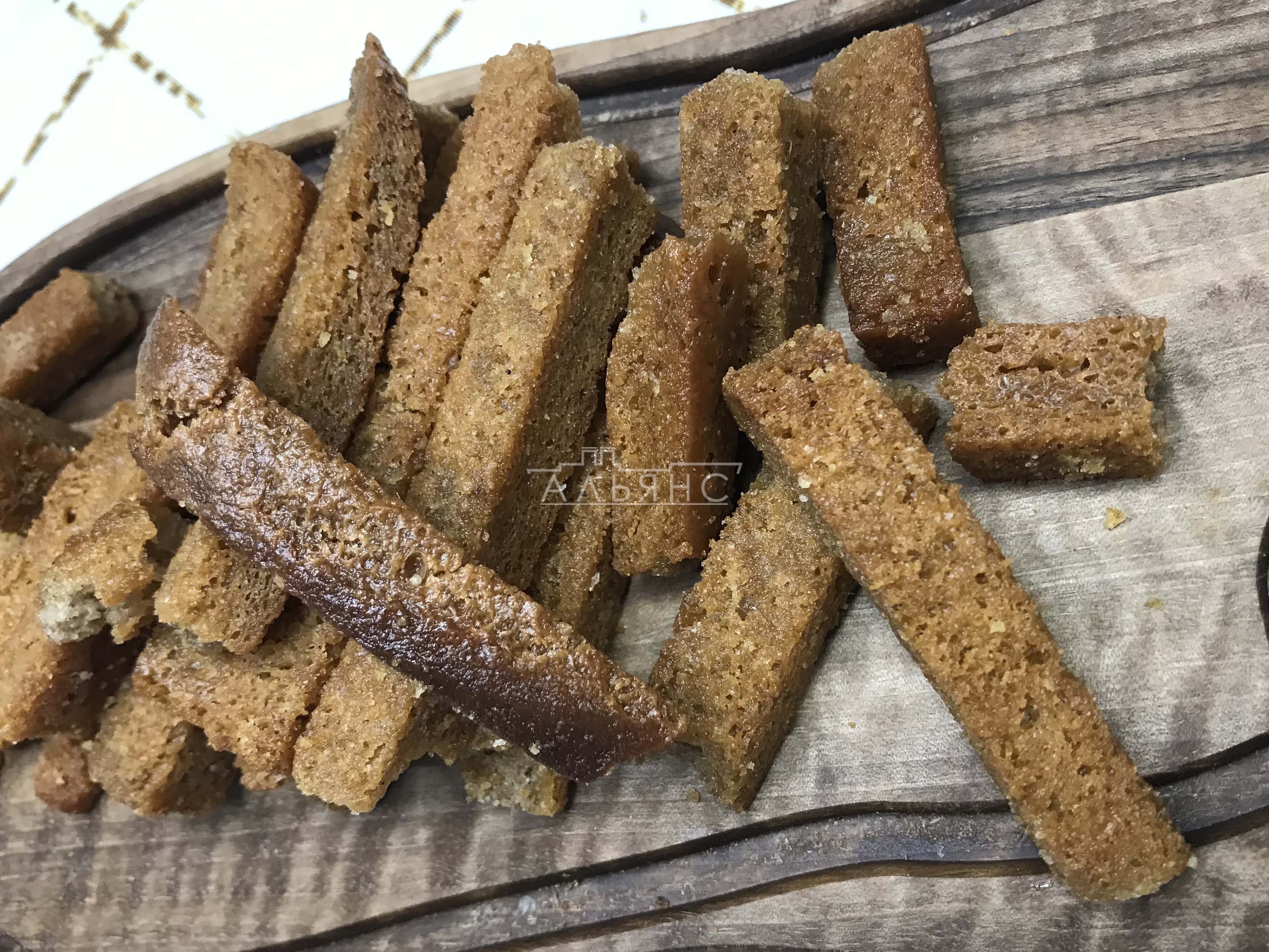 Деревенские гренки с чесноком в Березниках