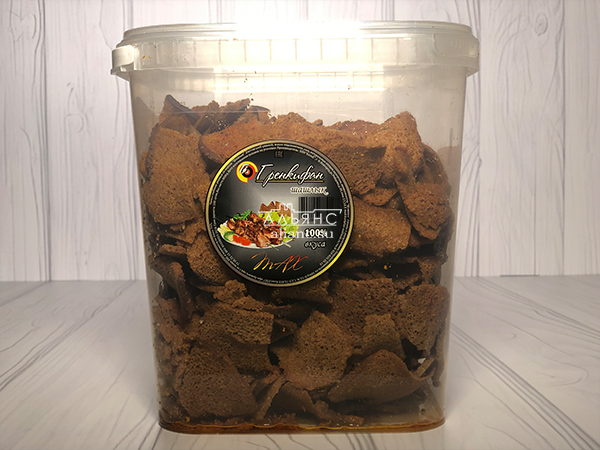Ржаные гренки со вкусом шашлыка в Березниках