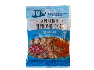 Царский полосатик с кунжутом: Креветка Черноморская (сушеная) (25гр)