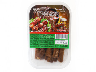 Сарган (рыба игла) холодного копчения: Сурские гренки Шашлык (100 гр)