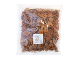 Карась холодного копчения: Гренки черные со вкусом бекона