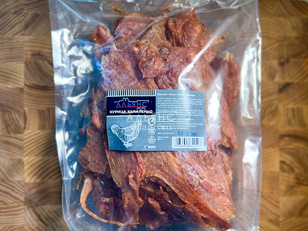 Мясо (АЛЬЯНС) вяленое курица 500гр "С халапеньо" в Березниках