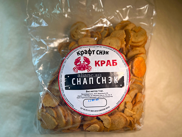 Снапсы ПШЕНИЧНЫЕ "Краб" в Березниках