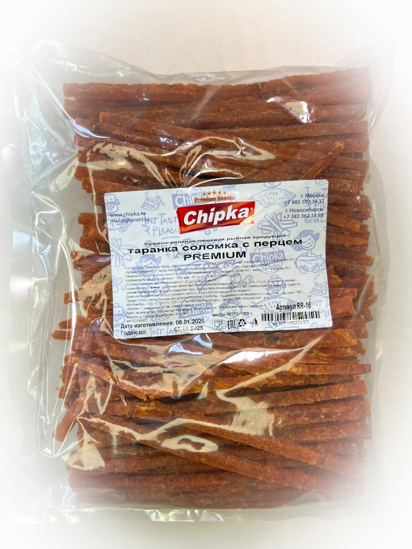 Таранка с перцем (соломка) (Chipka ПРЕМИУМ) в Березниках