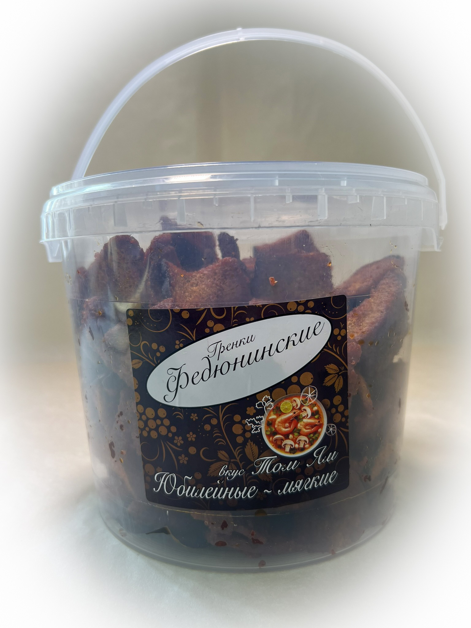 Гренки "ФЕДЮНИНСКИЕ" "Том ям" (ведро 900 гр.) в Березниках