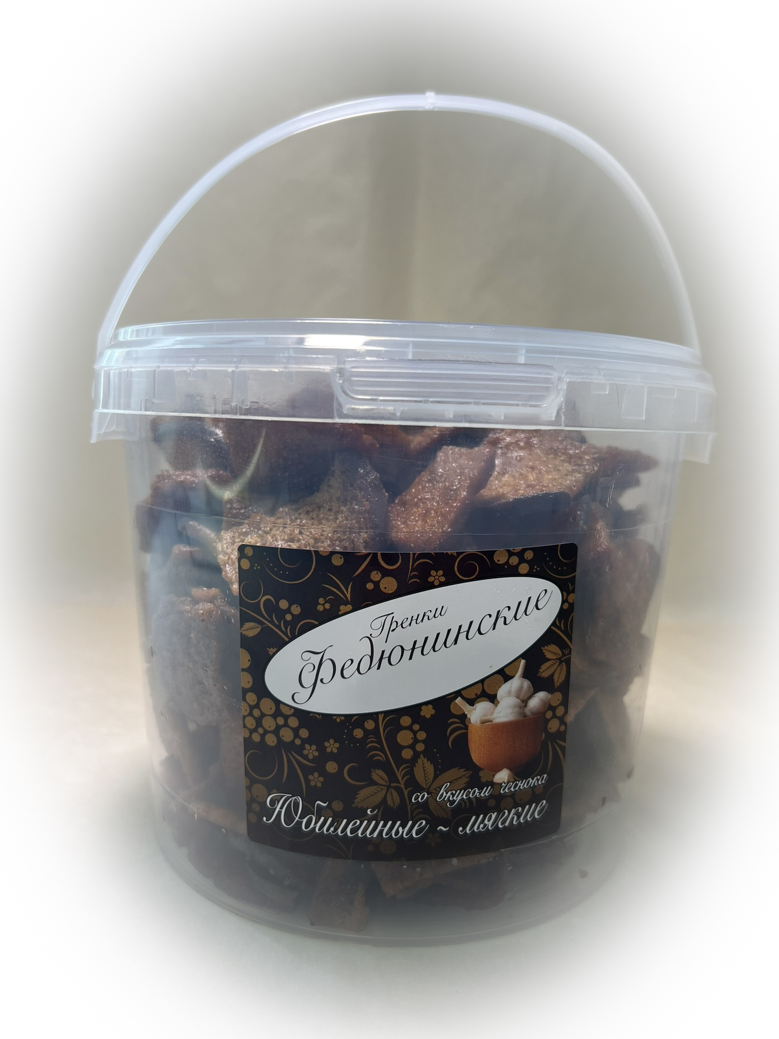 Гренки "ФЕДЮНИНСКИЕ" "Чеснок" (ведро 900 гр.) в Березниках