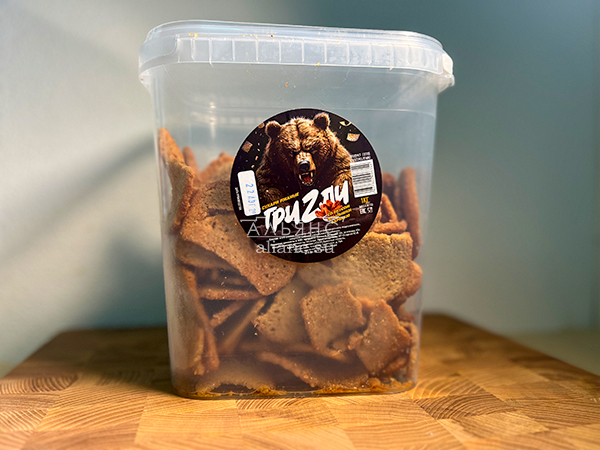 Ведро Ржаные гренки со вкусом Крылышки Барбекю (1 кг) в Березниках