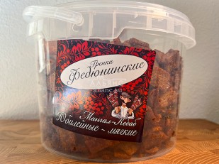 Сырный продукт ФЕРМЕРСКИЙ коса копченая: Гренки 