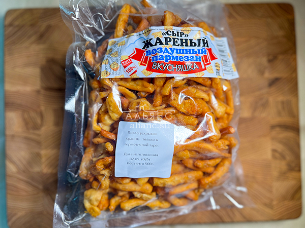 Жареный сыр "ВКУСНЯШКА" со вкусом пармезан (500 гр) в Березниках