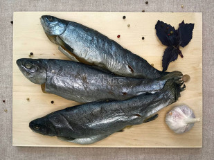 Вомер холодного копчения: Форель радужная вяленая