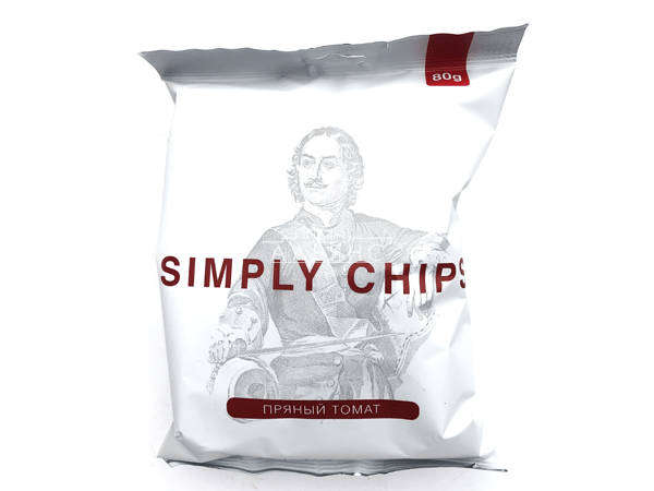 Картофельные чипсы "Simple chips" Пряный томат 80 гр. в Березниках